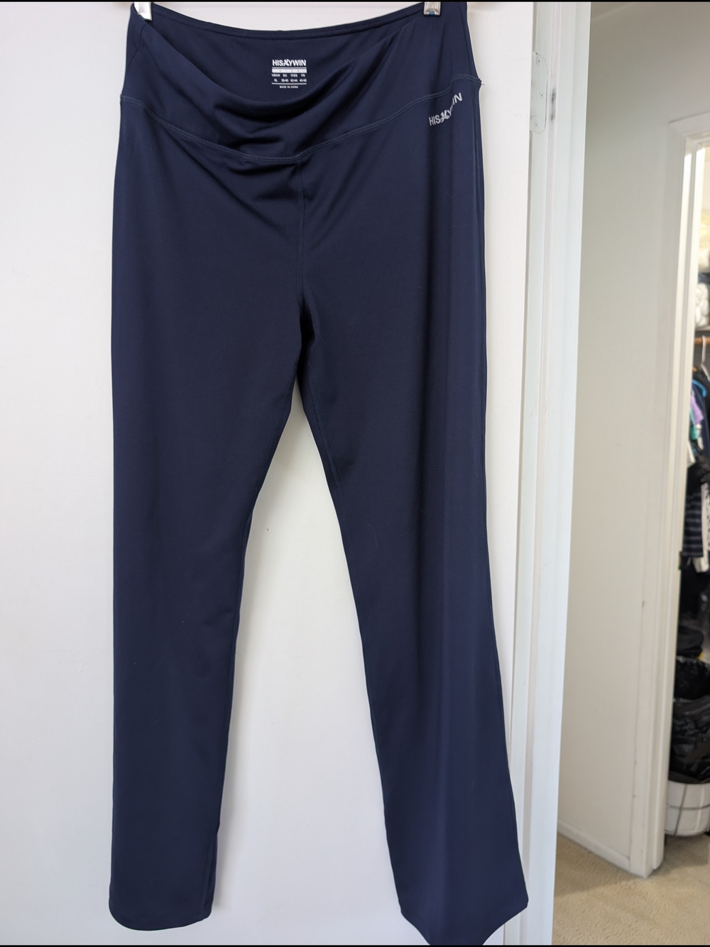 Navy High-Waist Active Yoga Pants